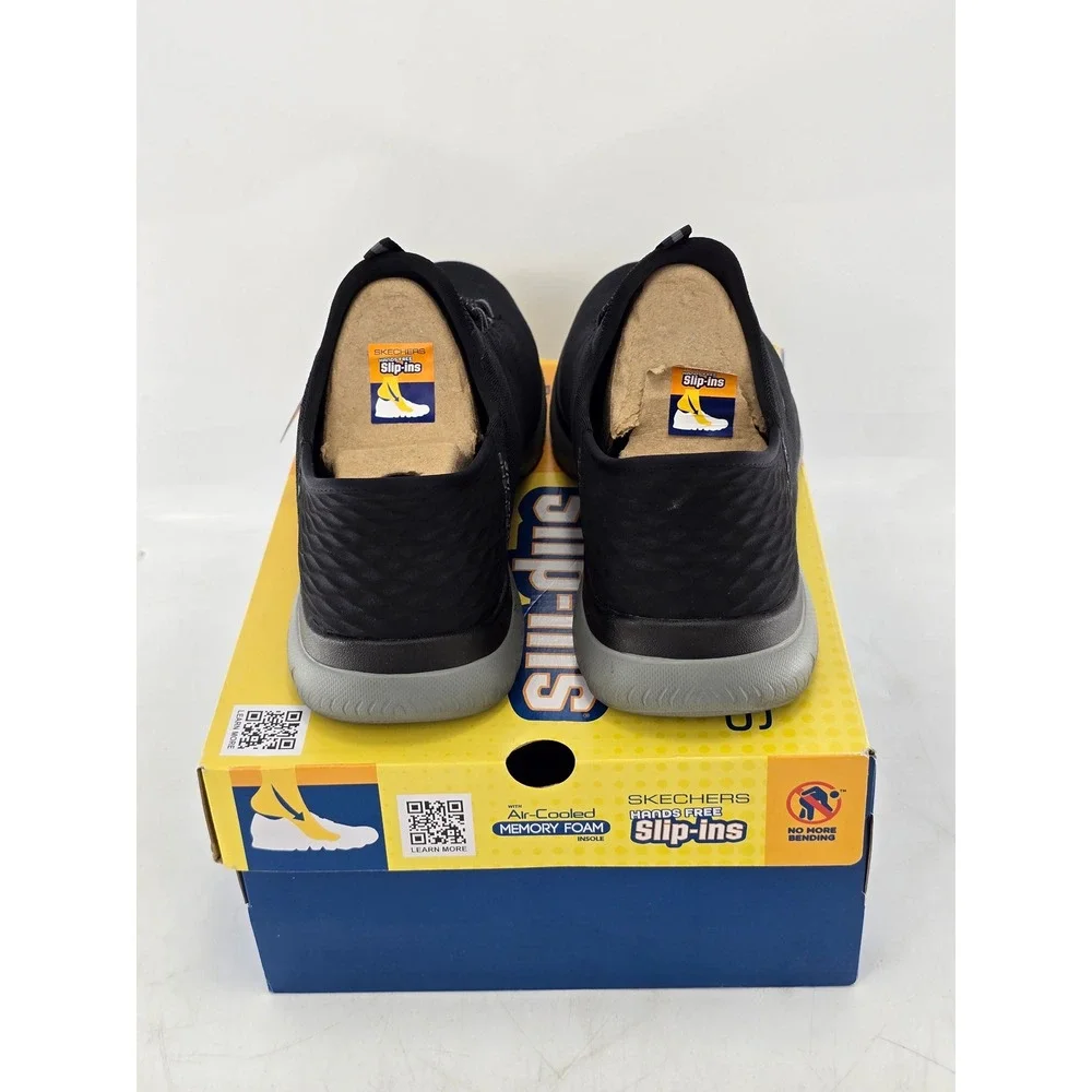 Skechers Summits High Range Hands Free Slip-ins Mens 8.5 Wide Black/Charcoal New